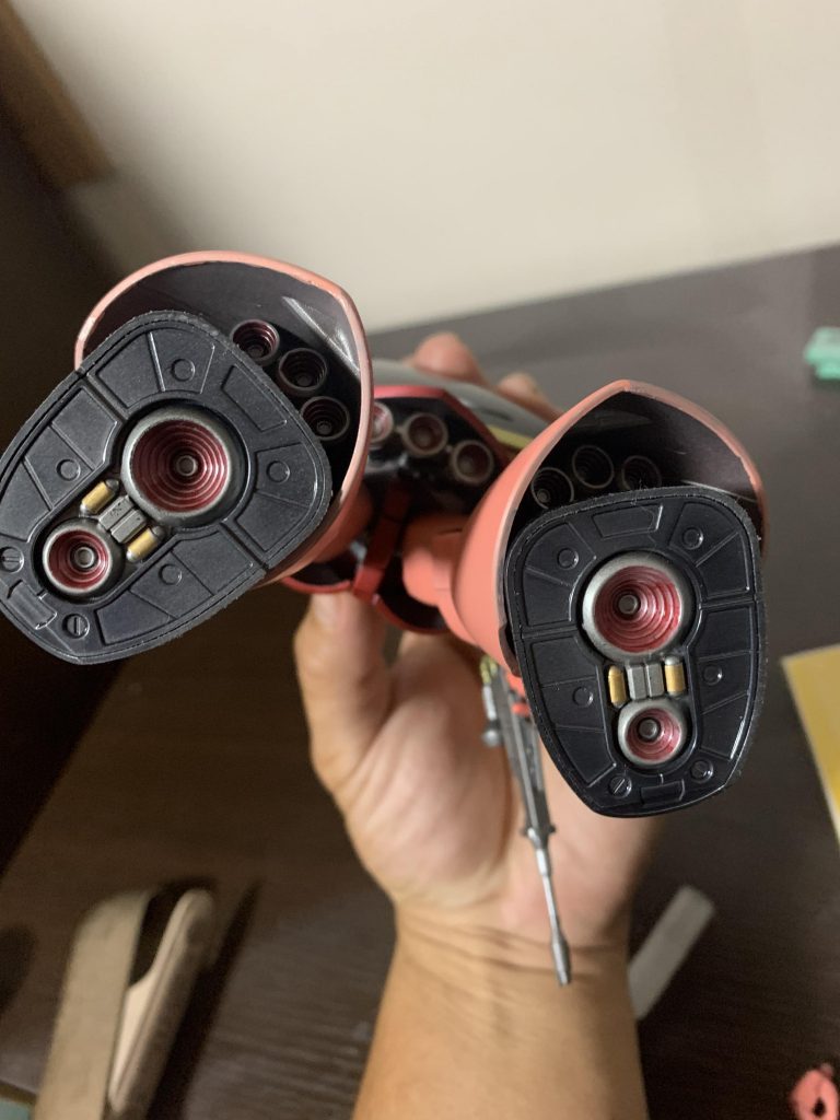 バーニアも塗り分けしてみました。