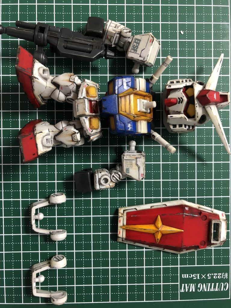 ウェザリングとデカール転写完了。