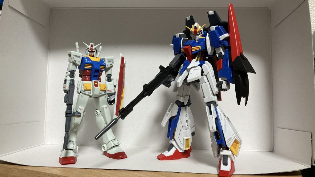 うちにいるHGとEGのミキキングガンダムと一緒にこのガンダムのおかげでやる気が再燃したので本当にありがたい限りです