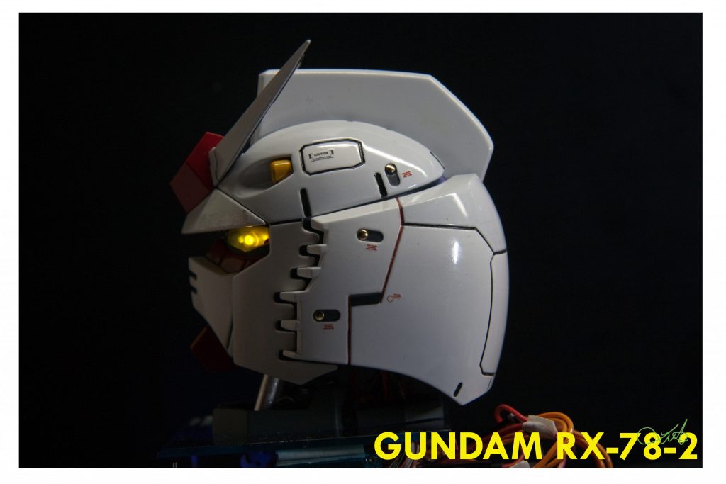ガンダムヘッド-LED電気装飾、電気改造–7枚目/制作者：kwluk717