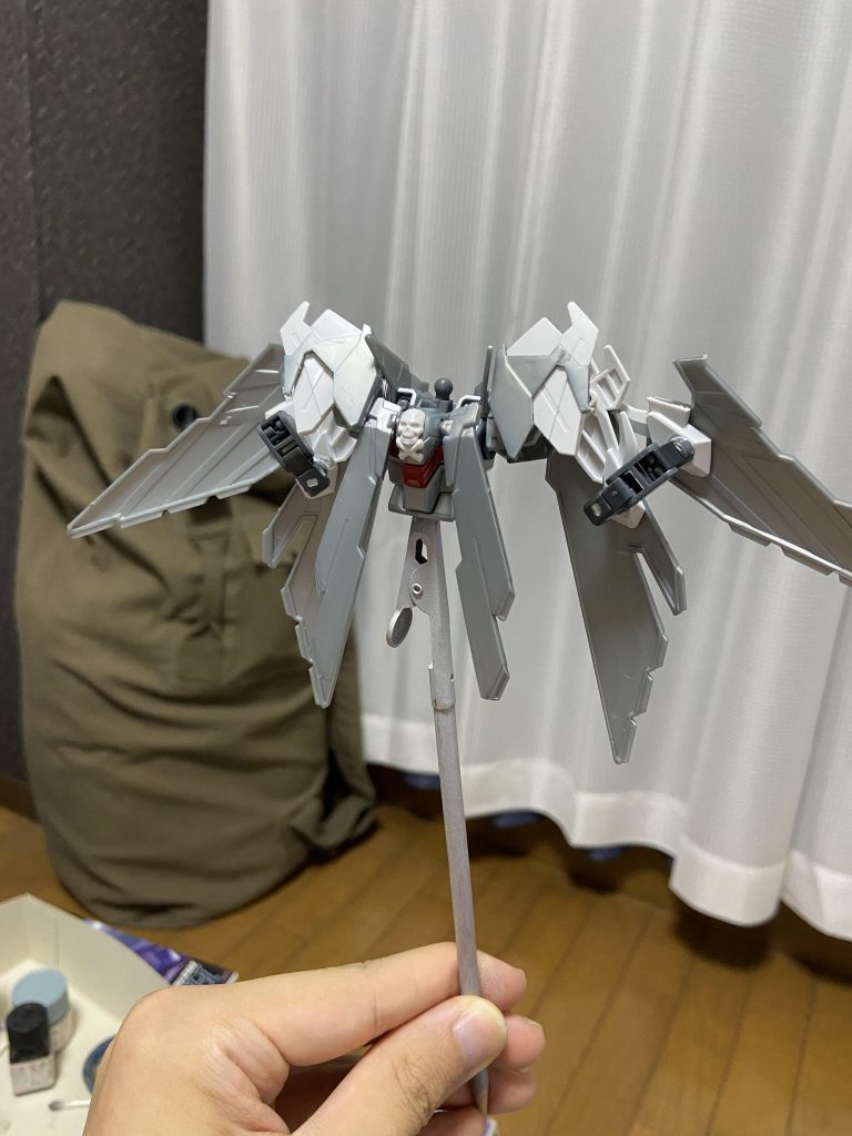 フルクロスのギミックは30MMのジョイントパーツを取り付けただけの簡単改造。