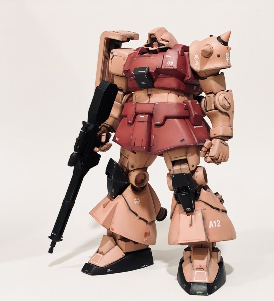 シャア専用ドム試作実験機–4枚目/制作者：@puramotanoshi