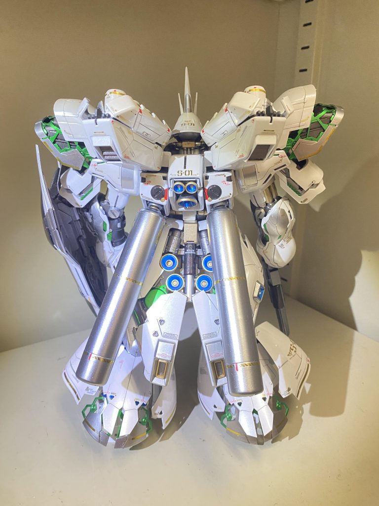 バーニアの中を全てキャンディブルーにしました。