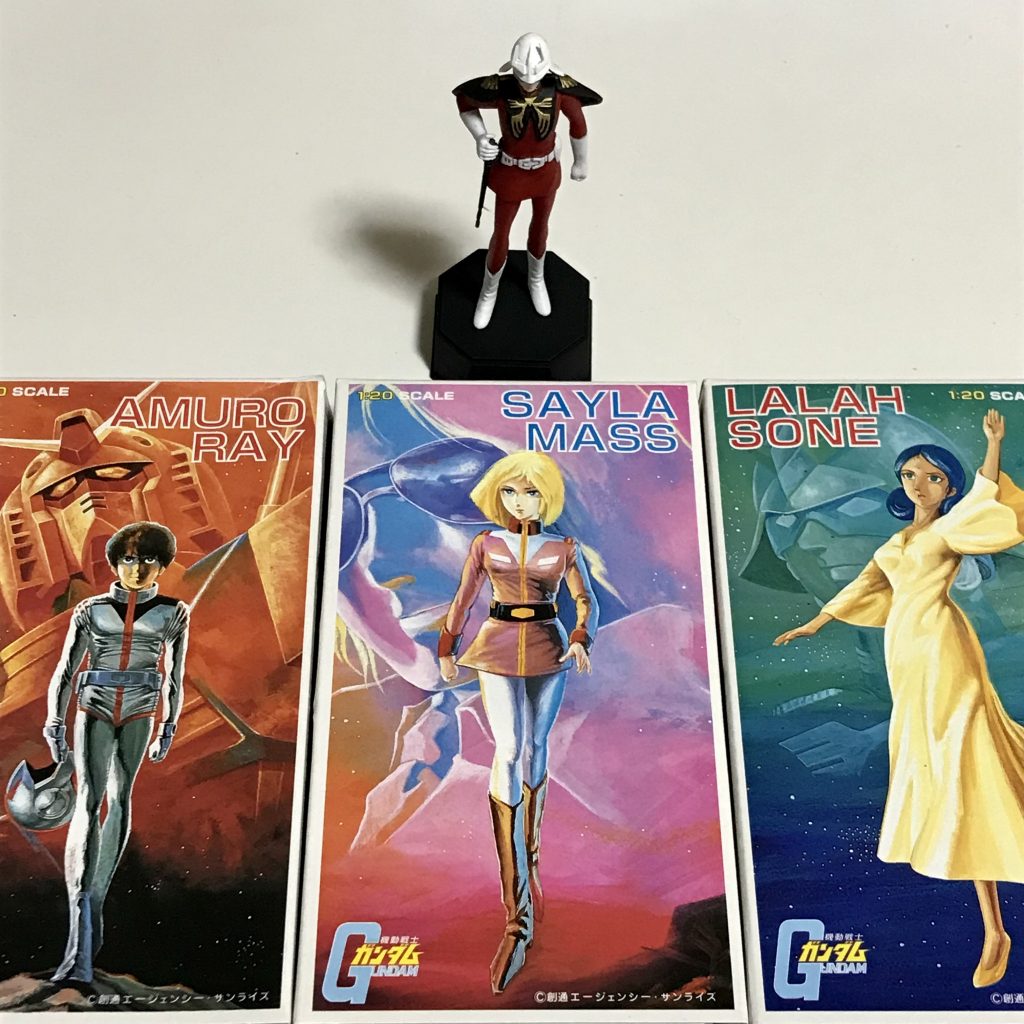 さて、シャアの次は悩みます。宿敵か、妹か、愛した人か…。