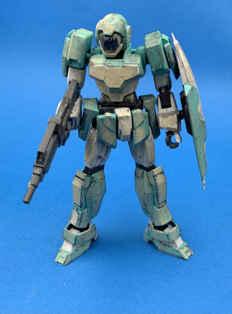 シンプルな機体が故に濃いウェザリングが似合っていますかな？なのだ