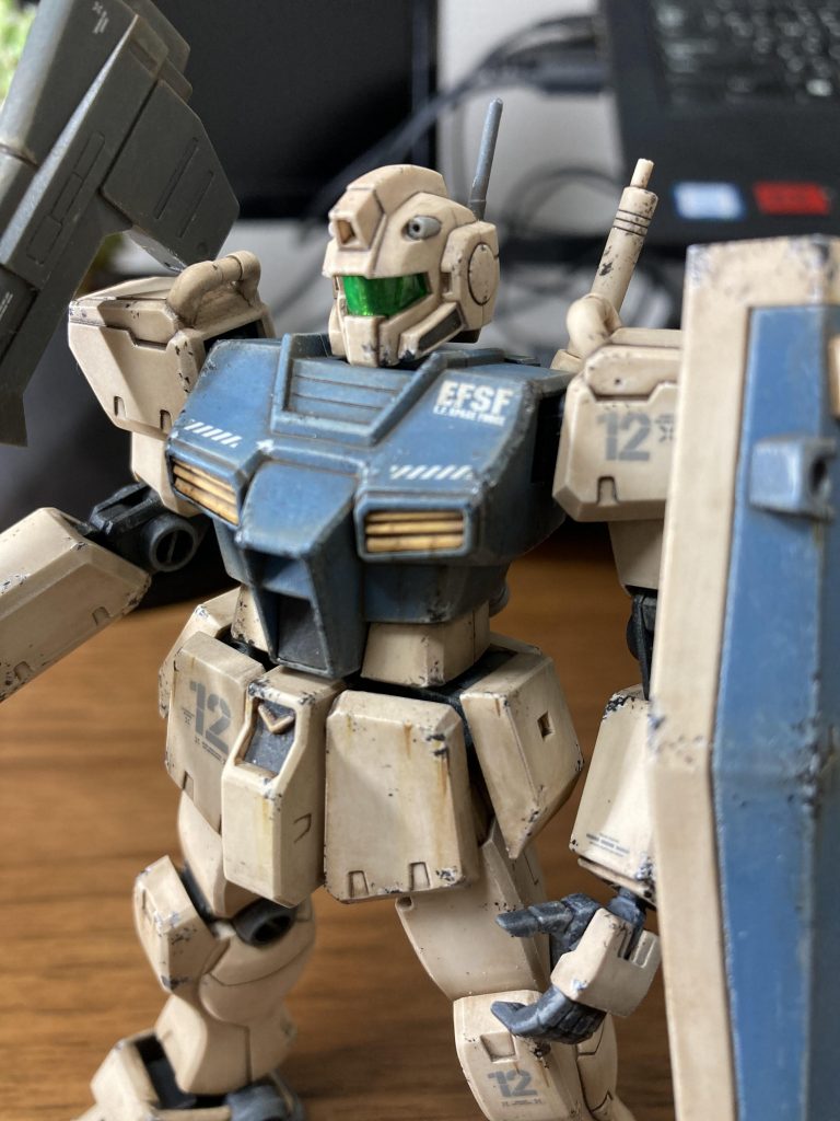 ジムなんですが、顔が変わるだけで、ちょっとだけで強そうに見えます。