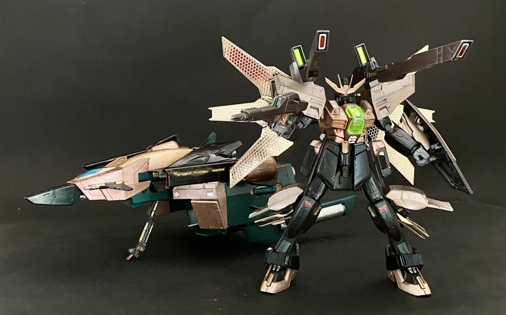 gファルコンと一緒に👍一応合体も出来ますが背負うだけでなんか好きになれないのでこれで飾ってます。