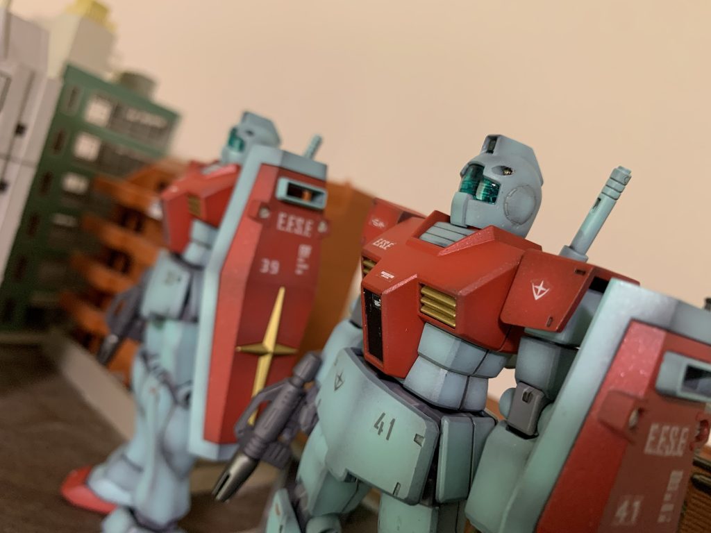 アップで　手前の機体にフォーカス