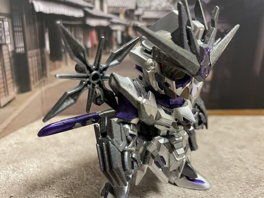 写真だと見えづらいですが、眼帯もしっかりさせていただきました。バックショットはモチベが下がり完成せずw