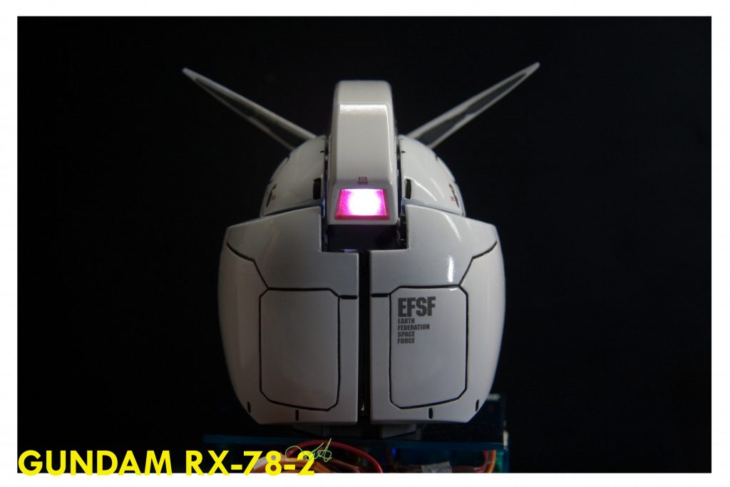 ガンダムヘッド-LED電気装飾、電気改造–8枚目/制作者：kwluk717
