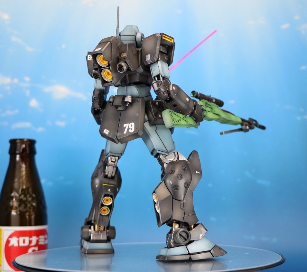 【MG】『踊る黒い死神』ジムスナイパー２ リド・ウォルフ専用機–5枚目/制作者：urynn69342