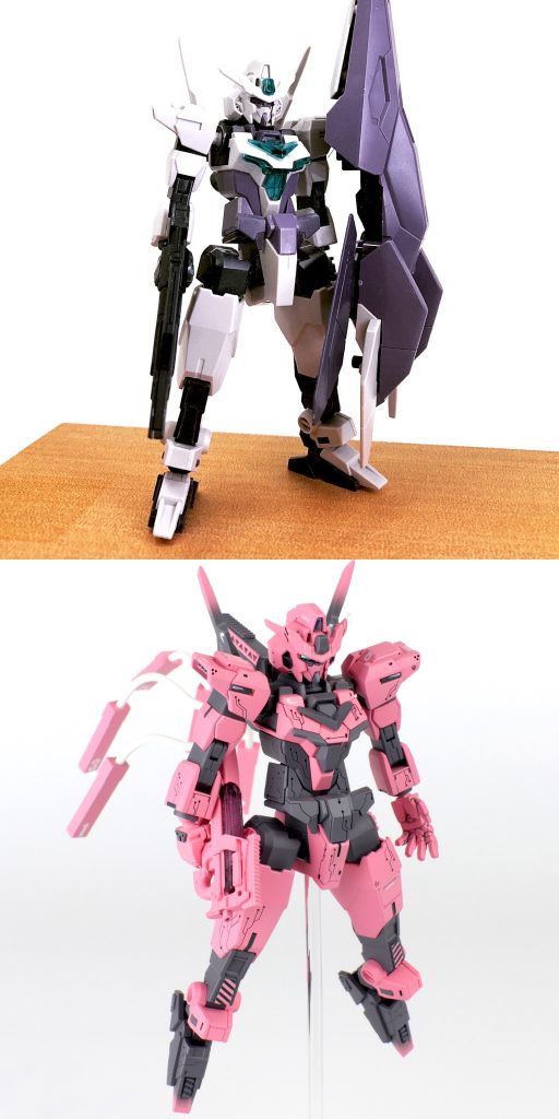 改修前との比較です。元からカッコいいんですよね。このキット。