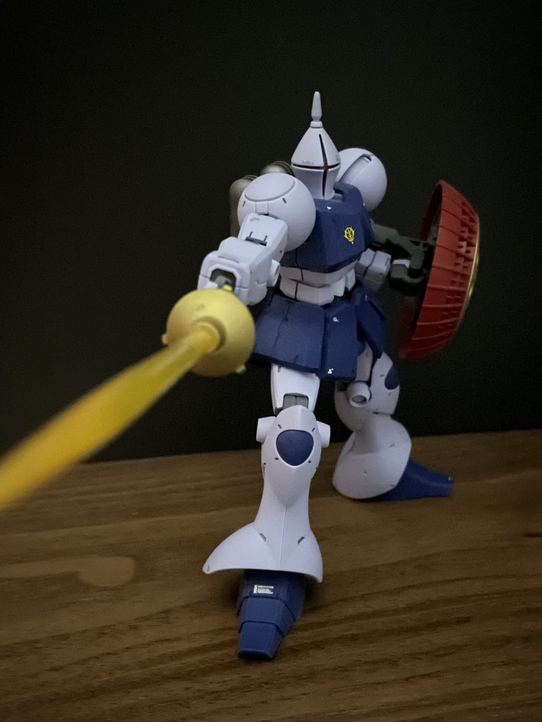 流石リバイブ版、よく動きます。手首の回転も出来て、サーベル突き出しやすいです。