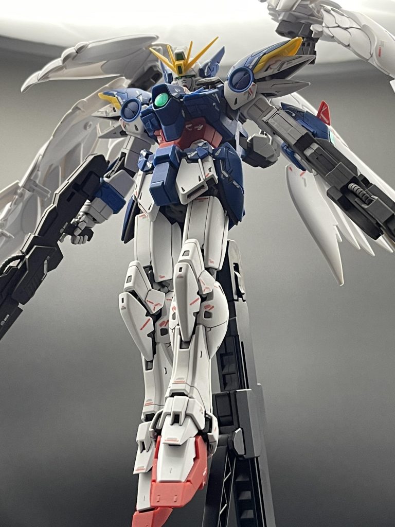 バスターライフル持たせました。シールドはあえて取り付けてないです。