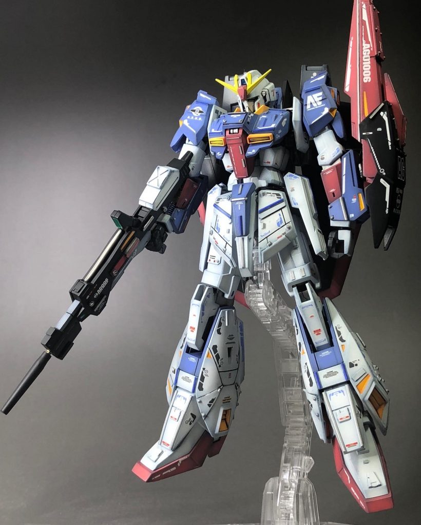 HGUC ゼータガンダム–2枚目/制作者：@meo_pla めおぷら