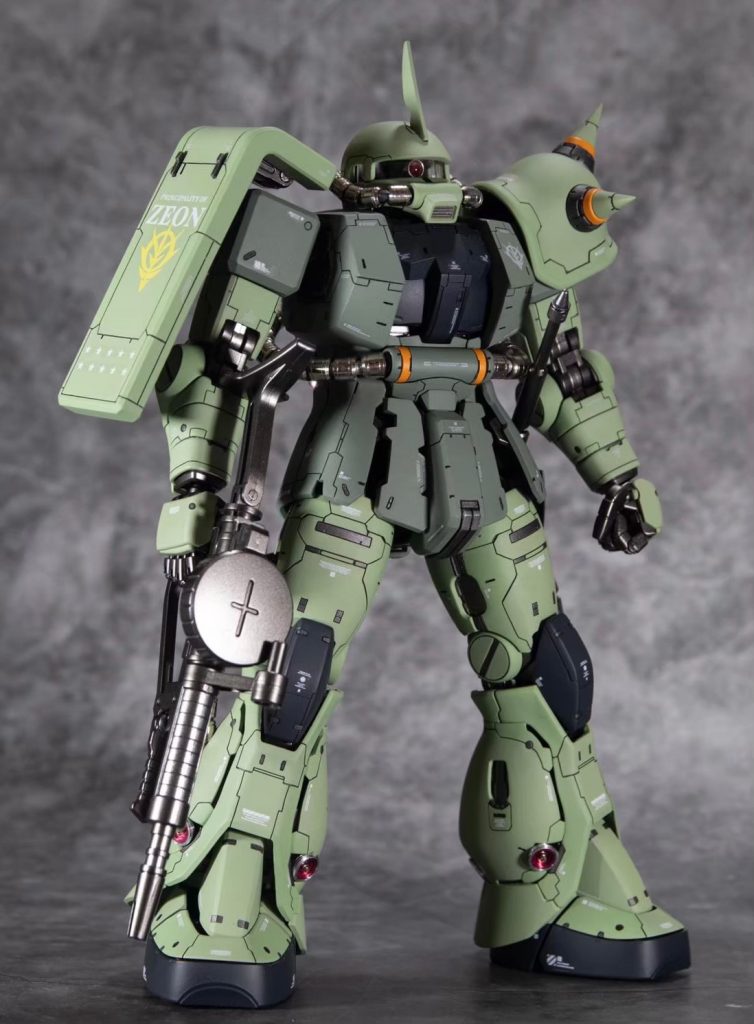 MG 1/100 シャア専用ザク Ver2.0 MS-06S 改修 塗装済完成品–4枚目/制作者：TGundam