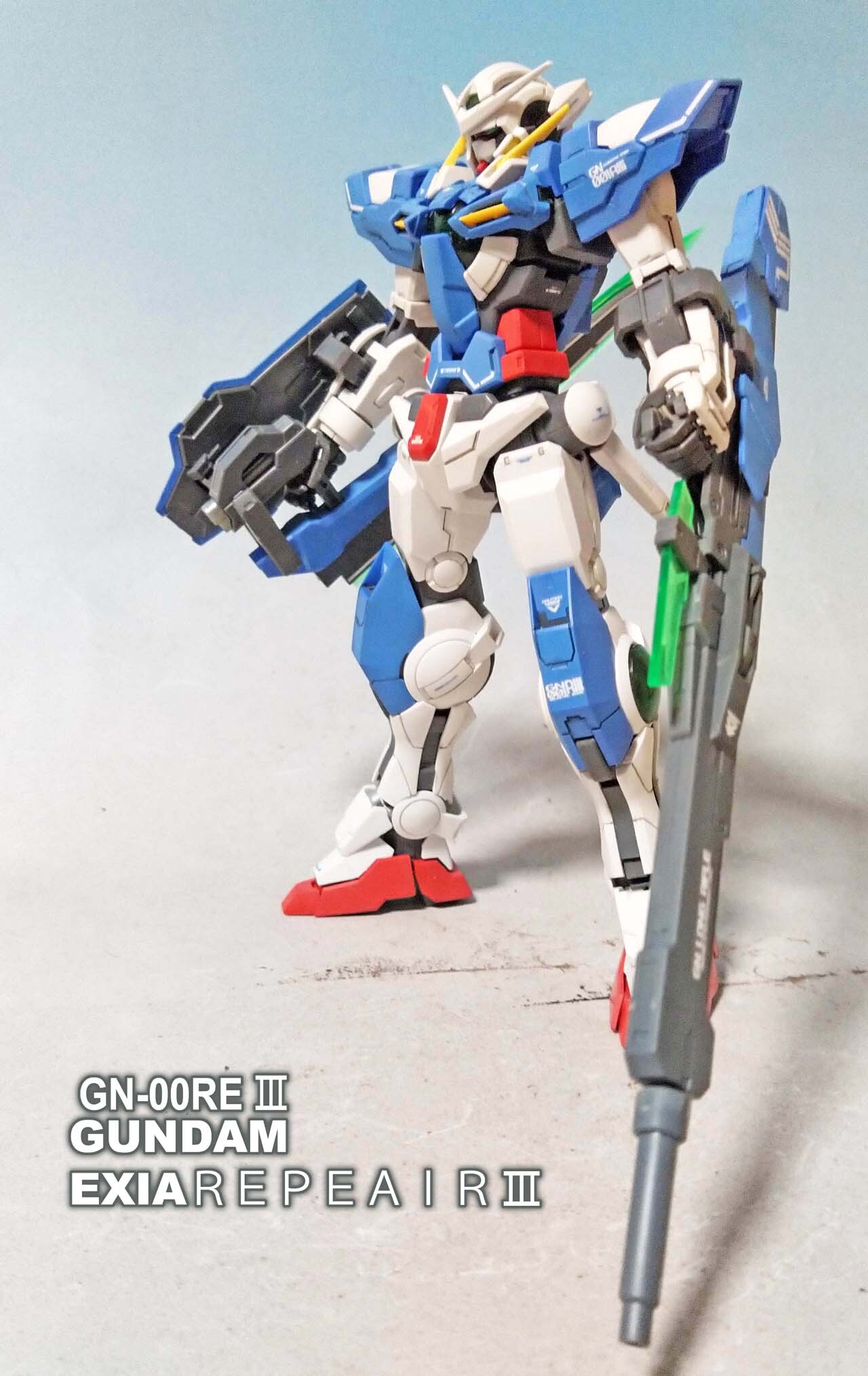 MG 1/100 ガンダムエクシアリペアⅢ｜ま・くべぇさんのガンプラ作品 