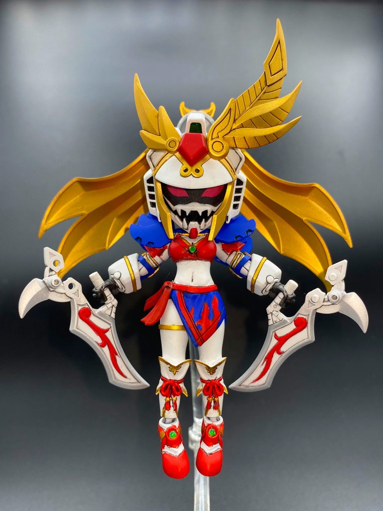 毘沙門曼陀羅(びしゃもんまんだら)怒りが頂点に達し、表情が一変し、髪の毛が逆立った状態での乱舞。その状態での戦闘力は計り知れないという。