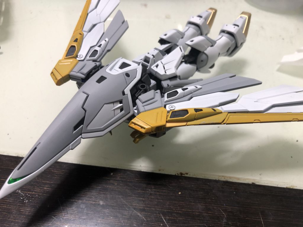 デカール貼る前に撮ったMS形態