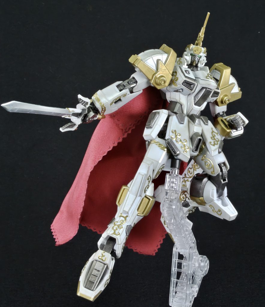 空中で決めポーズ!