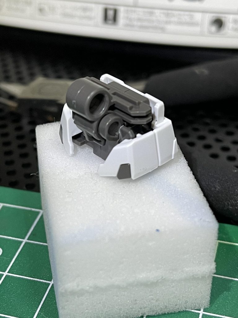 上体のフレーム白化しました。