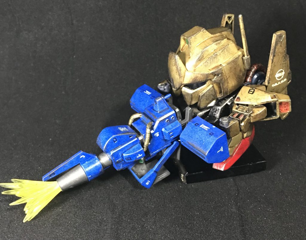 完成！メガ・バズーカ・ランチャー発射・:*三(　ε:)