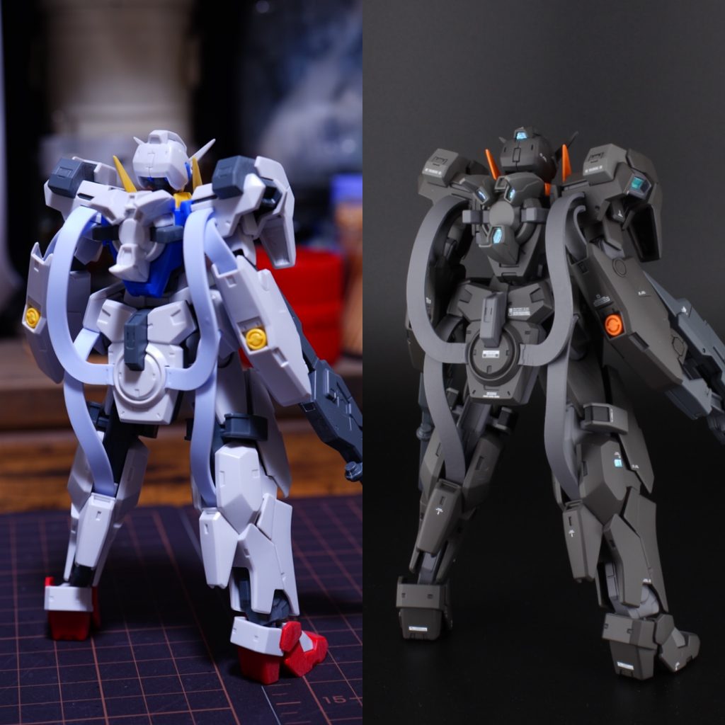 素組み比較です。