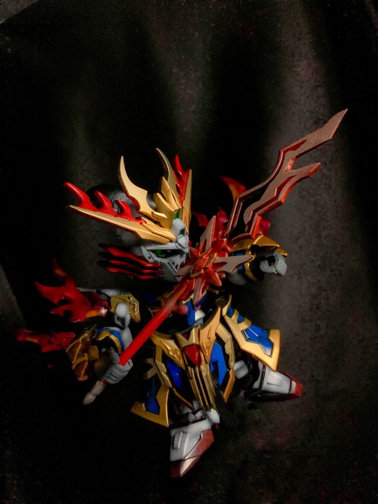 SD 三国創傑伝 張飛ゴッドガンダム–4枚目/制作者：@Nekohige0511