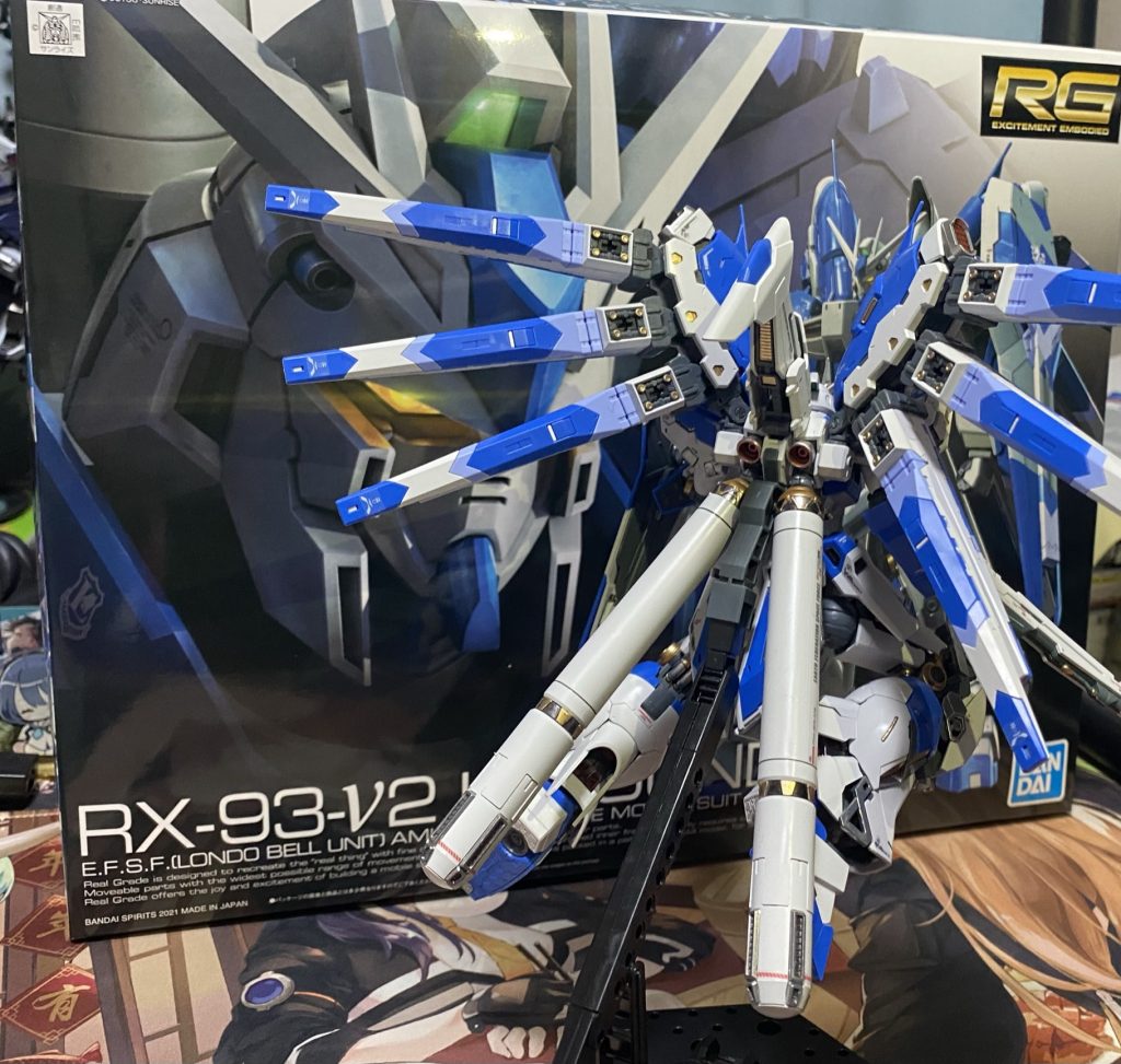 RG 1/144 Hi-νガンダム–3枚目/制作者：@Saba_mochi_