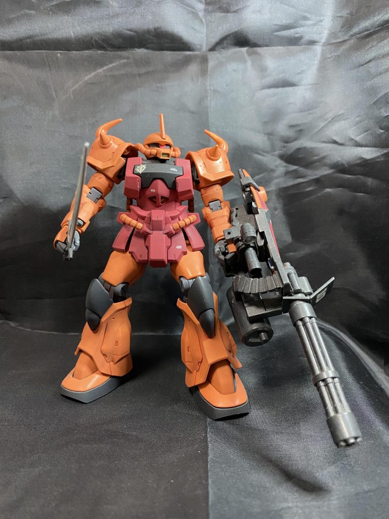 正面から!棚から引っ張り出してきたままのポーズ!