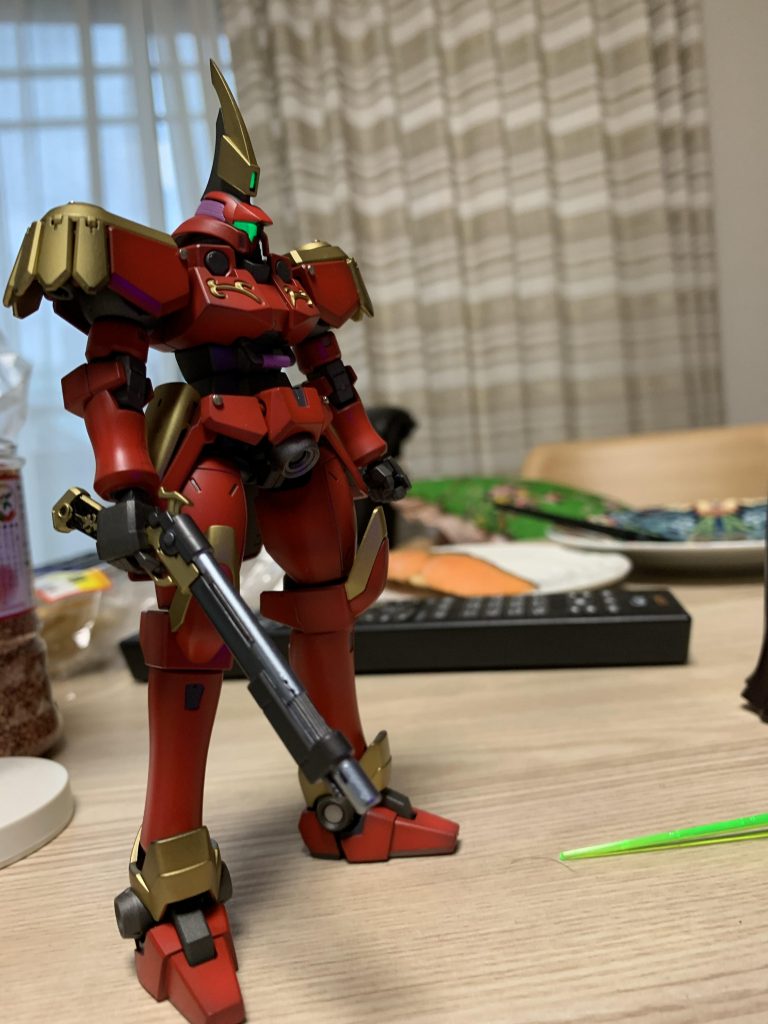 蛍光グリーンが割とよく光ります