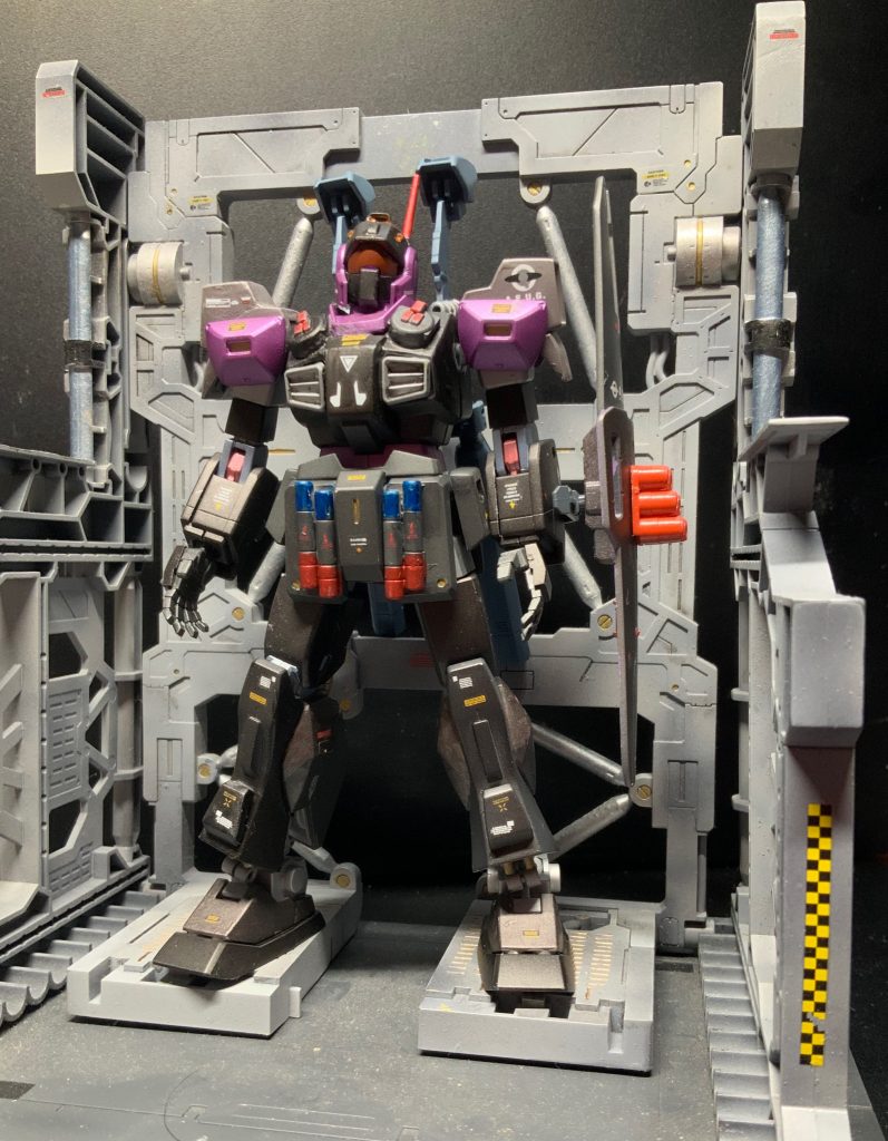 全塗装、筆塗り、ミキシング、改造。私には珍しく汚し無く→ つや消しで仕上げました。