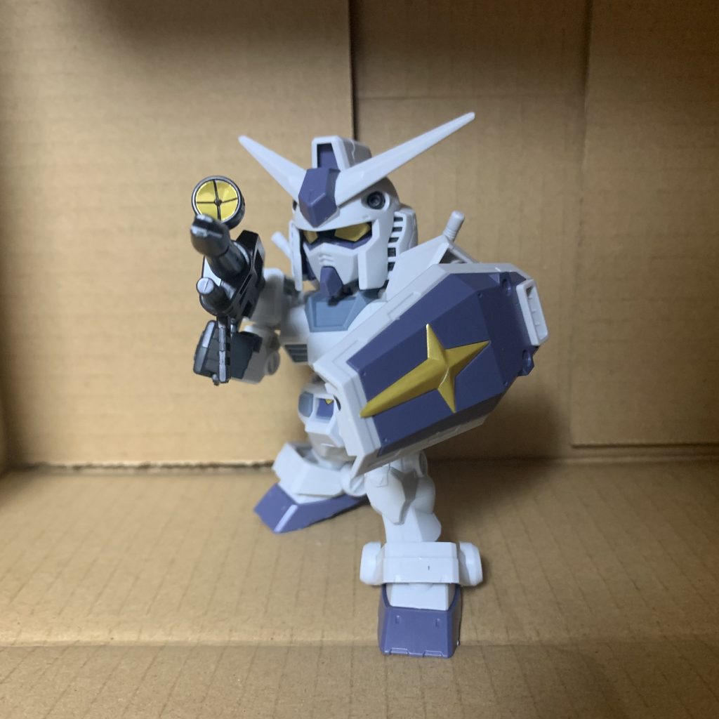 ライフル持たせてみました