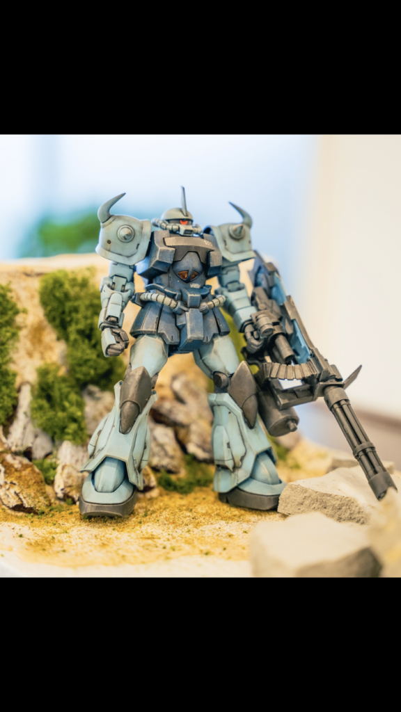 ジオラマに乗せてみました