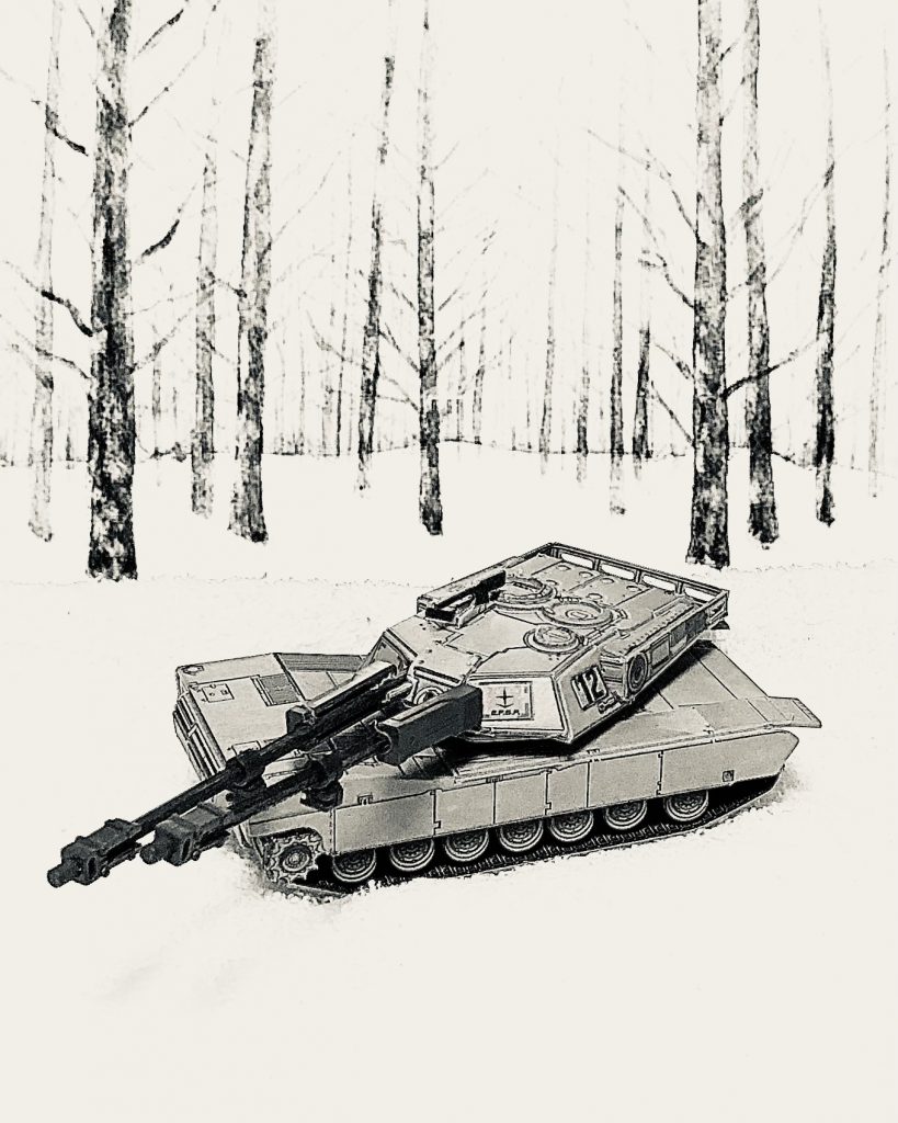 ども!tomです!🙂今回は、サイクロプス隊を送り出したノバヤゼムリア基地の「その後」を妄想してみました。まあ、時期的に当然、連邦軍による奪還作戦の対象になってたんだろうなあ、と🧐ハイゴックやズゴックEを擁する北氷洋潜水部隊相手に、寒ジムと61式戦車だけじゃ荷は重いでしょうが、ジオン兵も基地放棄して、サイクロプス隊と一緒にザンジバルで脱出!してる気はします🤔使用キット:・1/144 HGUC ジム寒冷地仕様・1/35 コンバットフィギュア・1/72 M1エイブラムス(過去作😙)