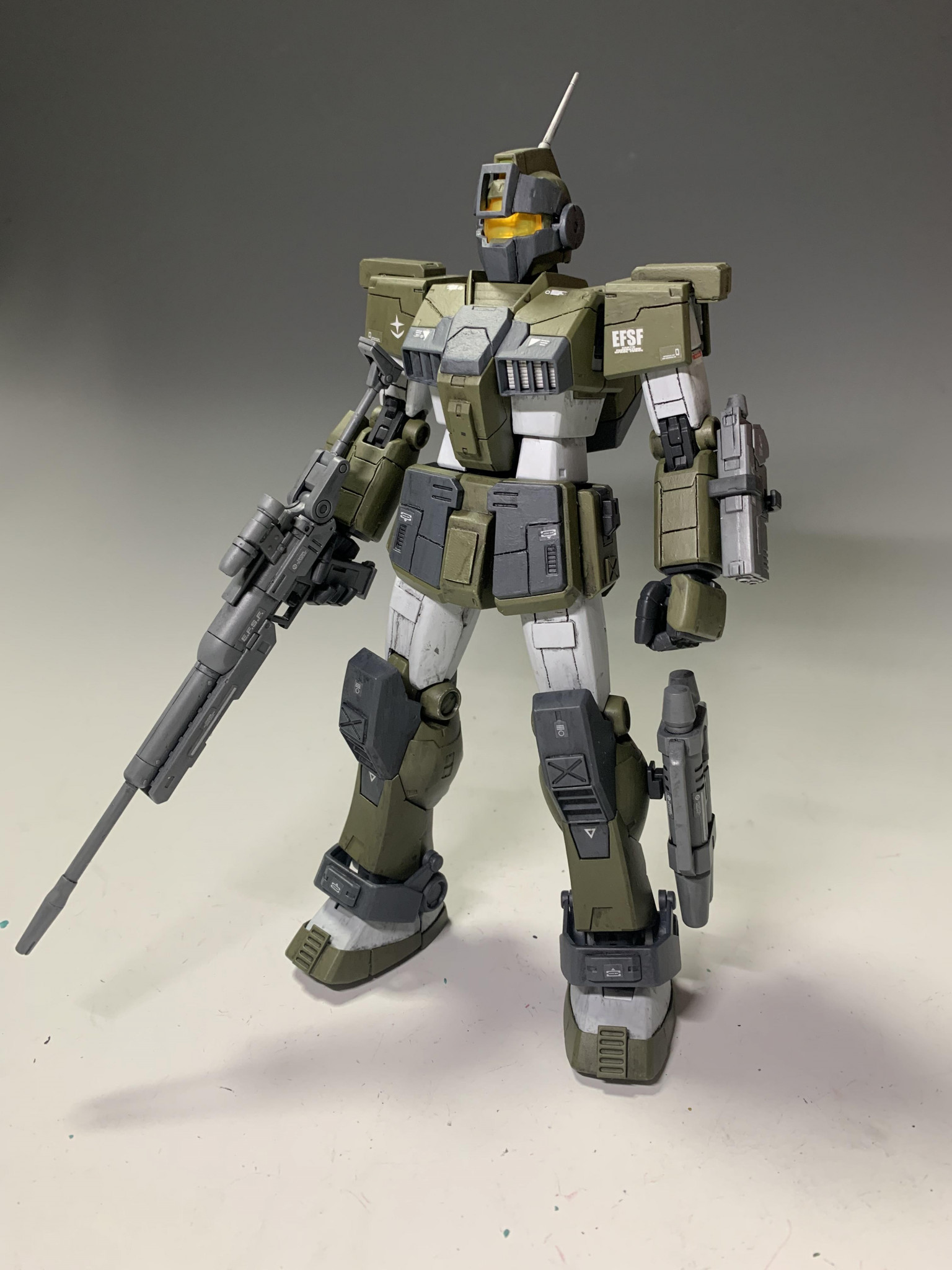 MGジムスナイパーカスタム｜@rx78787878さんのガンプラ作品｜GUNSTA