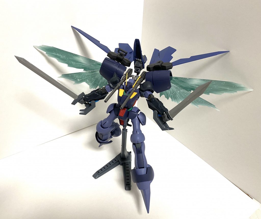 オーラキャノン基部を持ち上げて発射体勢へ可動させることが出来ます