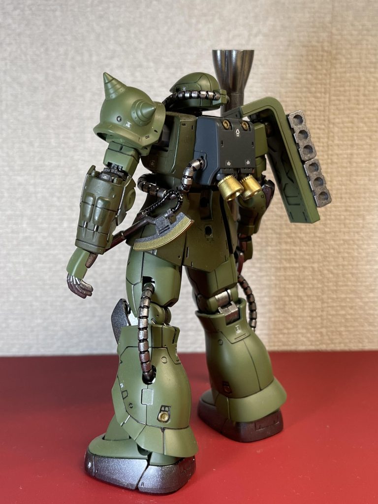 HGオリジン版ザク–3枚目/制作者：SUSIROCHI