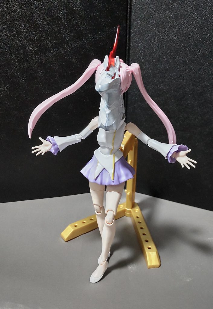 レース時は、スカートもキャストオフします。