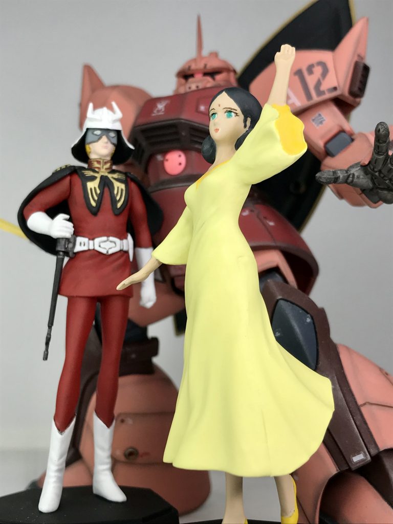 シャア&ゲルググとともに。