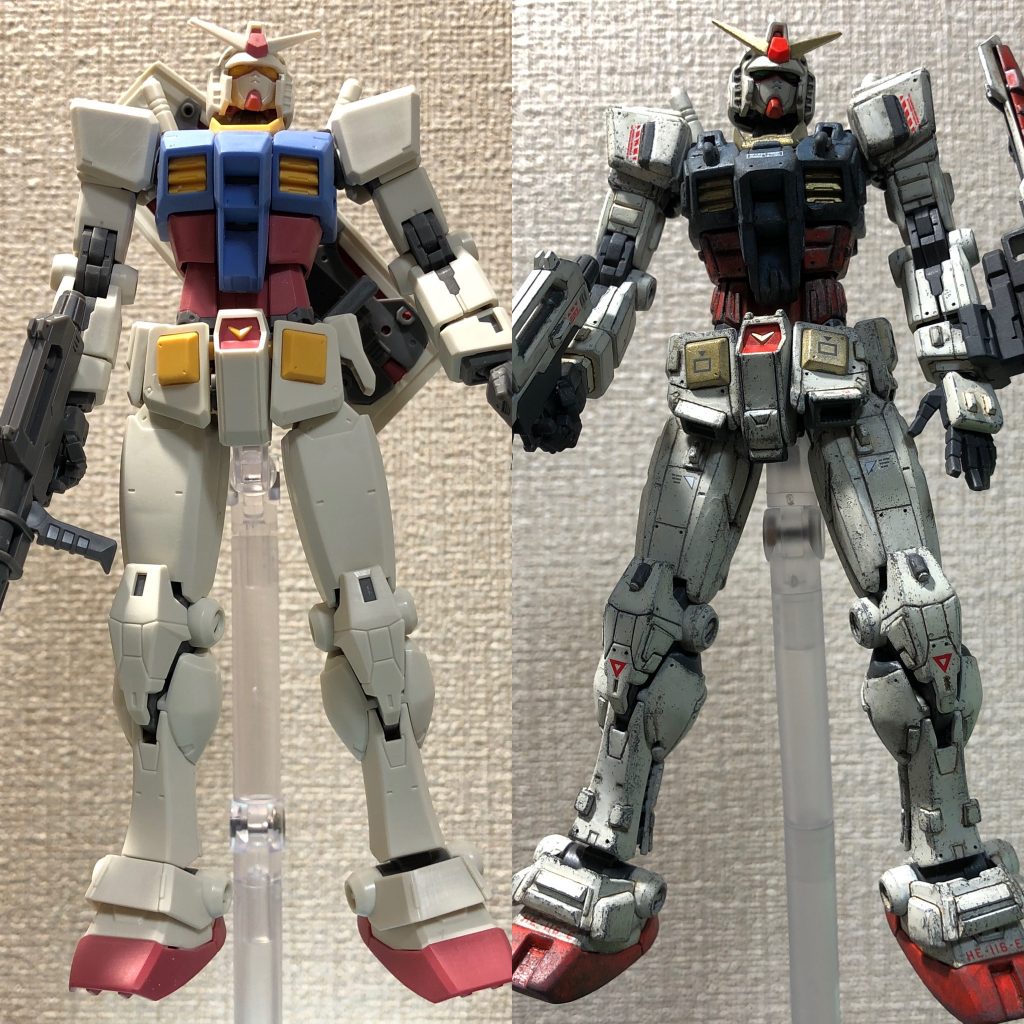 before ⇔ after です。