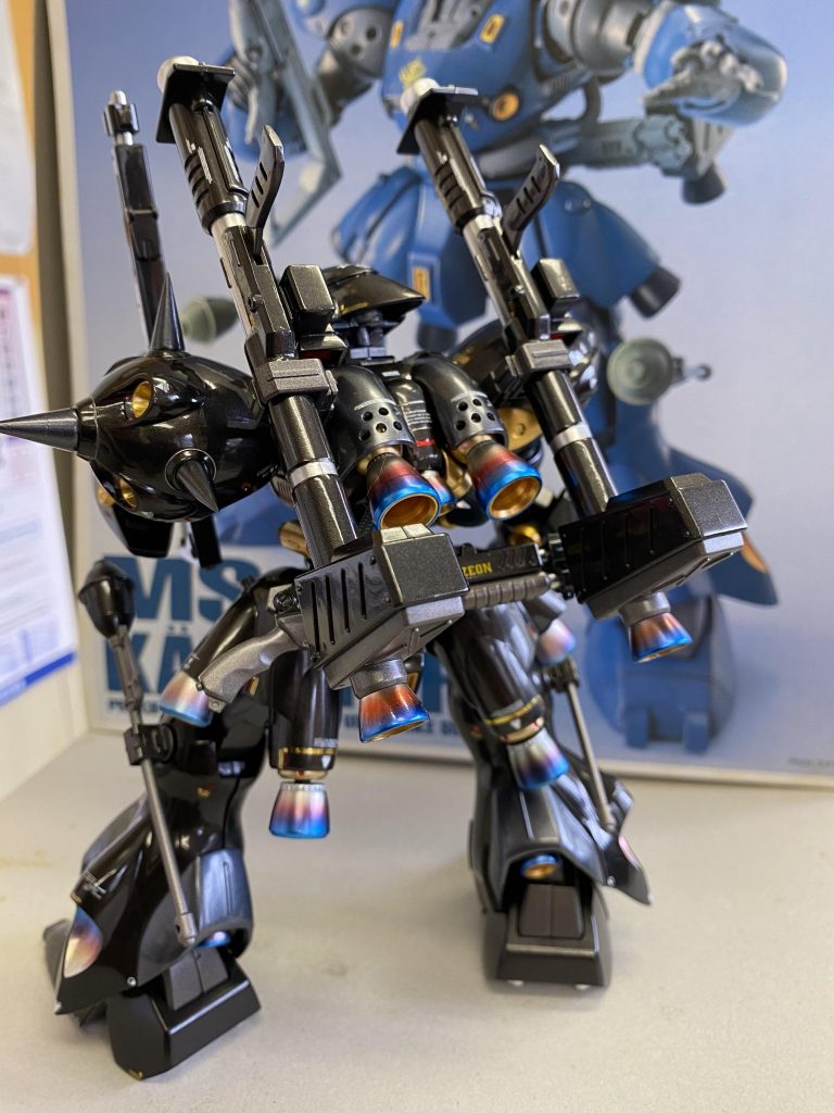 バーニアは全てチタン焼き塗装にしました。