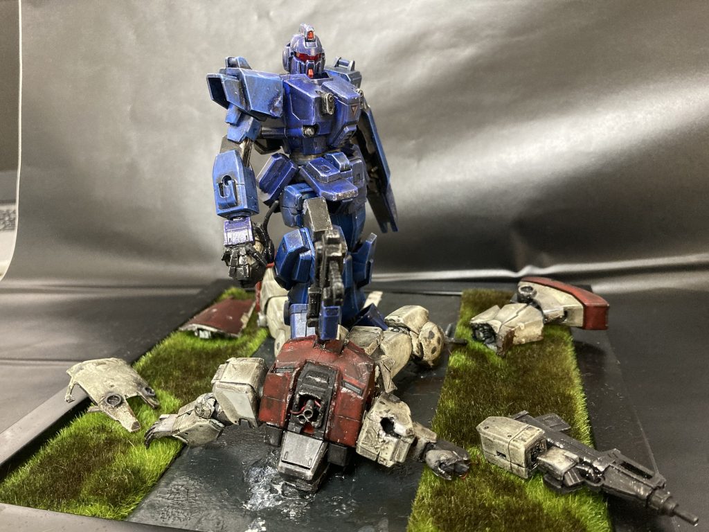 全体図です。我ながら酷いですね。基地の滑走路をイメージしてます。