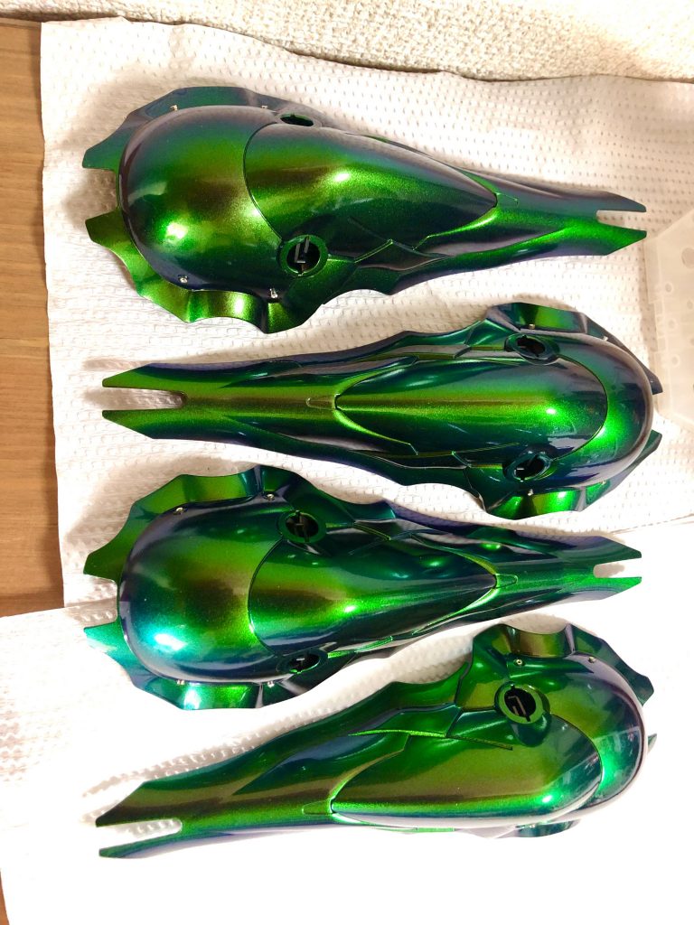 一番時間をかけた四枚羽。とにかく磨き上げました。