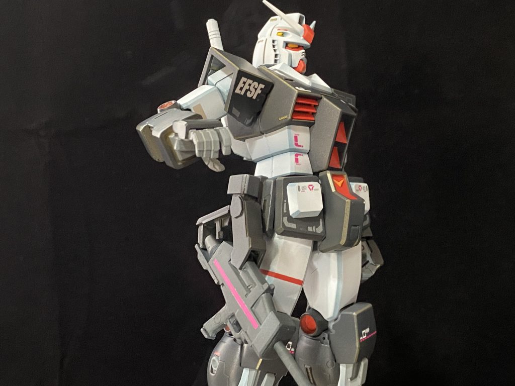 ビームスプレーガンだけでなくビームライフルの固定もできます。