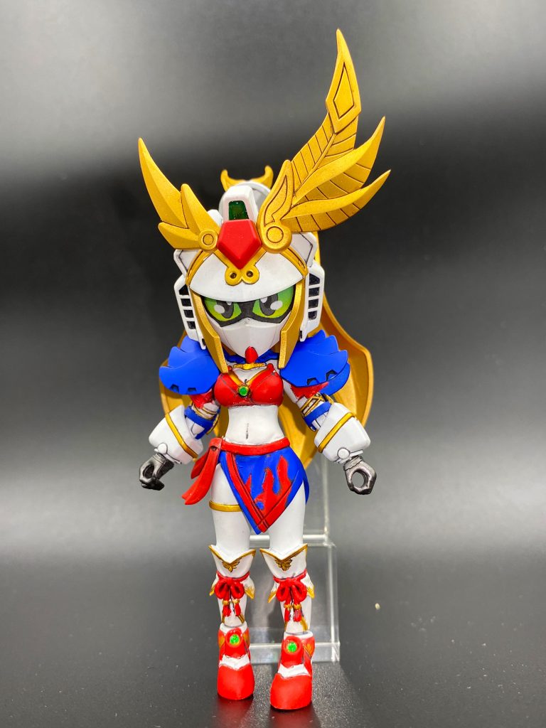 元キットと「ぷちりっつ」をミキシング、コミック版+オリジナルで製作しました。祝融は女性型という事でプロポーションを重視したので可動はかなり制限があります。