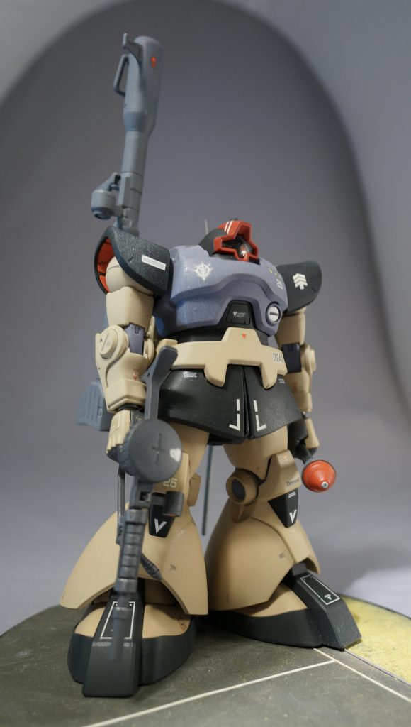 HGUC　ドム　北アフリカ戦線仕様–3枚目/制作者：ぱんきち