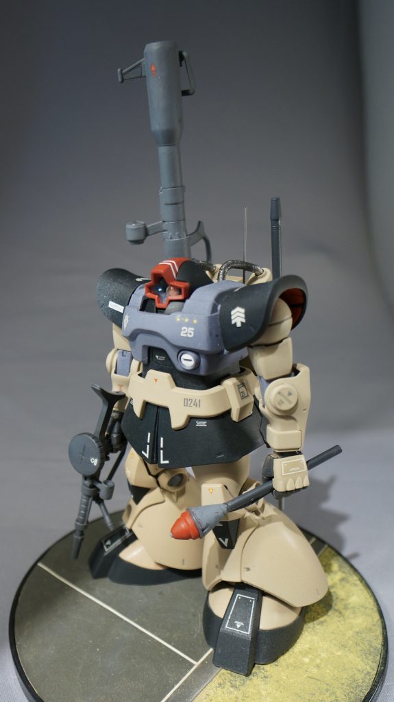 HGUC　ドム　北アフリカ戦線仕様–5枚目/制作者：ぱんきち
