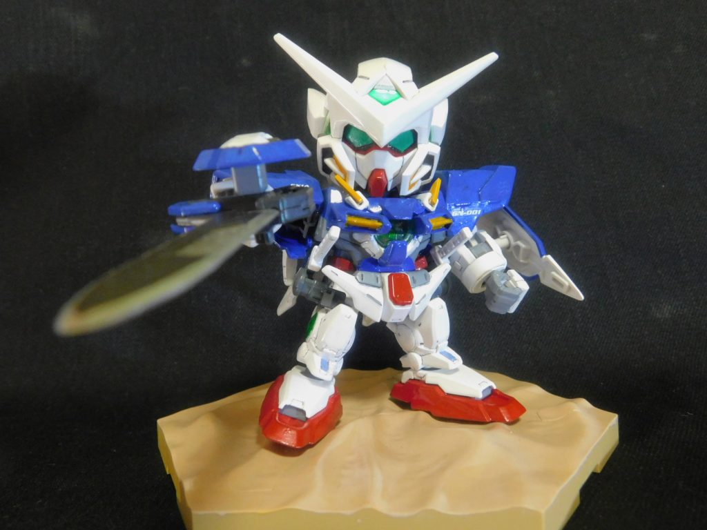 メイン写真の電飾なしバージョン。GNドライブの内部クリアパーツにアクリジョンのクリアグリーンを塗っているため、電飾部分はあまり目立たないようになっています。