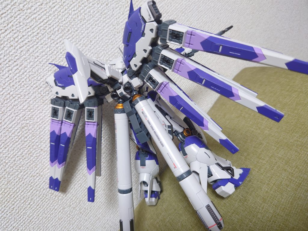 Hi-νガンダム　パープルカラー(途中)–4枚目/制作者：@zushipura
